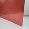 1-6mm الأحمر ورقة مرآة 1830x1220mm يلقي الاكريليك لوحة بلاستيكية الديكور
