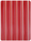 لوح صفائح أكريليك من اللؤلؤ المصبوب باللون الأحمر مخطط 1/8 بوصة ، ديكور أثاث مشغولات يدوية ذاتية الصنع